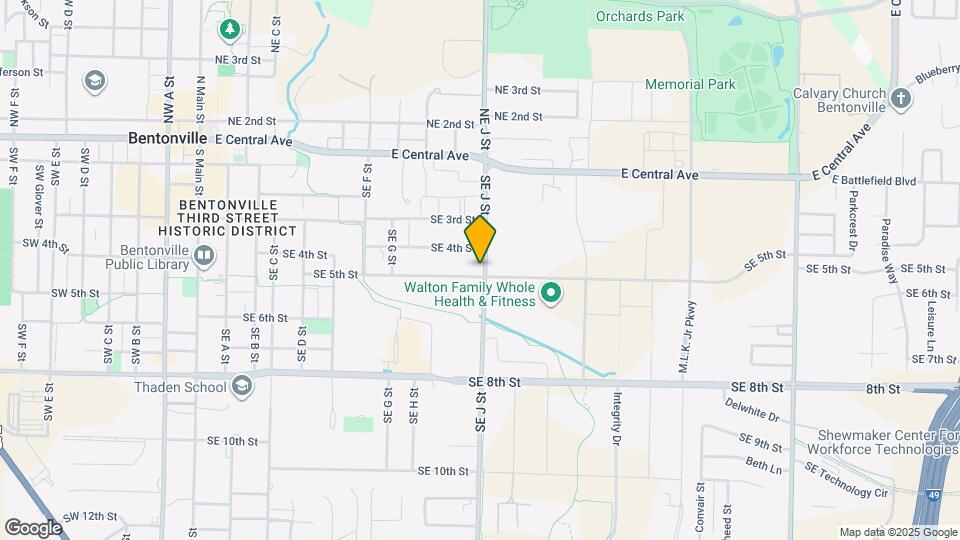 410 SE J St Map and Location Details