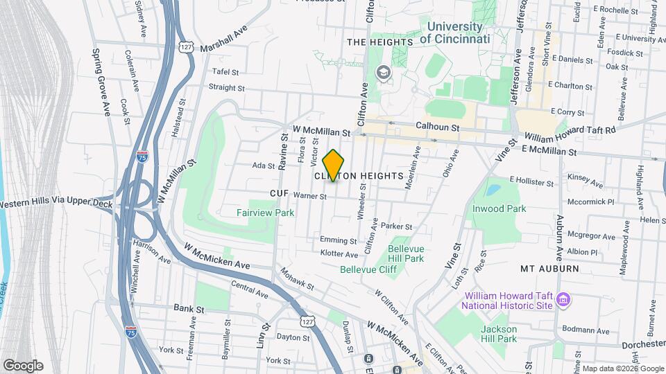 2313 Chickasaw St Map and Location Details