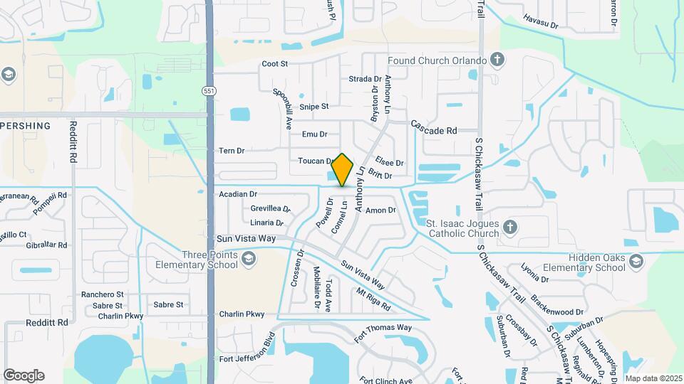 8013 Powell Dr Map and Location Details