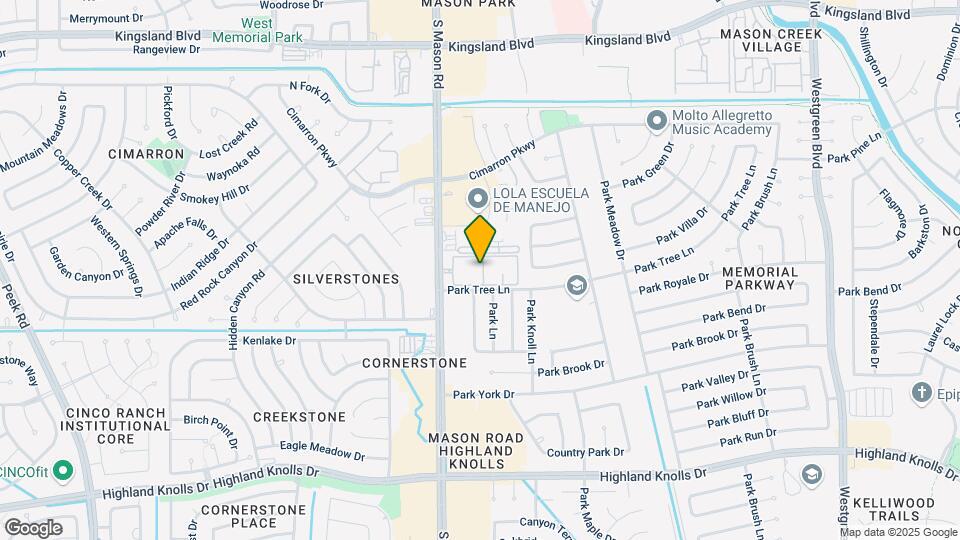 1007 Mason Rd Mapa y Detalles de la Ubicación