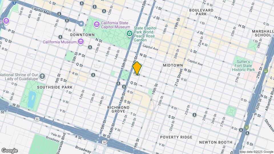 1624 P St Map and Location Details