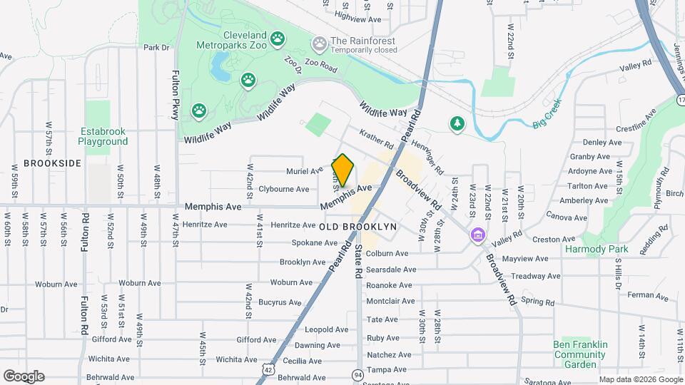 4265 W 36th St Map and Location Details