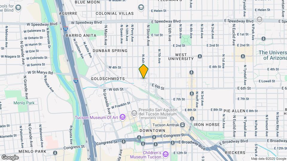 540 N Ash Ave Map and Location Details