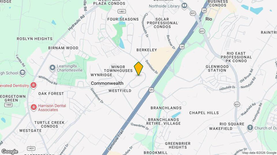 2412 Commonwealth Dr Map and Location Details