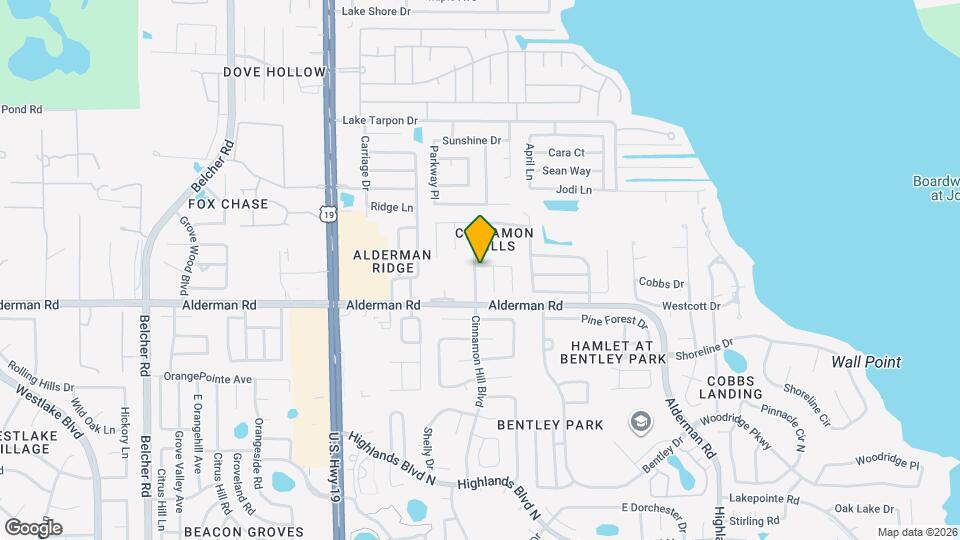 2836 Cinnamon Bear Trail Map and Location Details