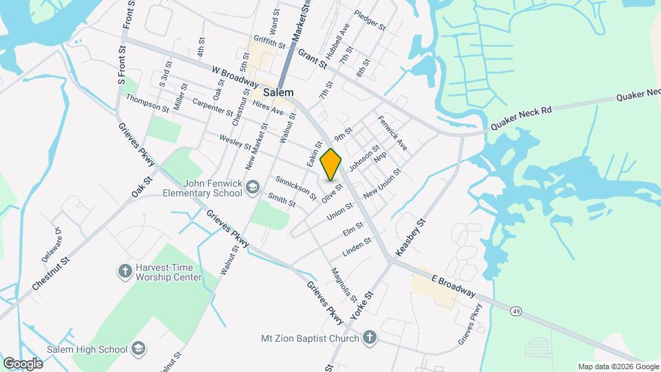 7 Olive St Salem NJ Apartments and Nearby Salem Apartments For Rent