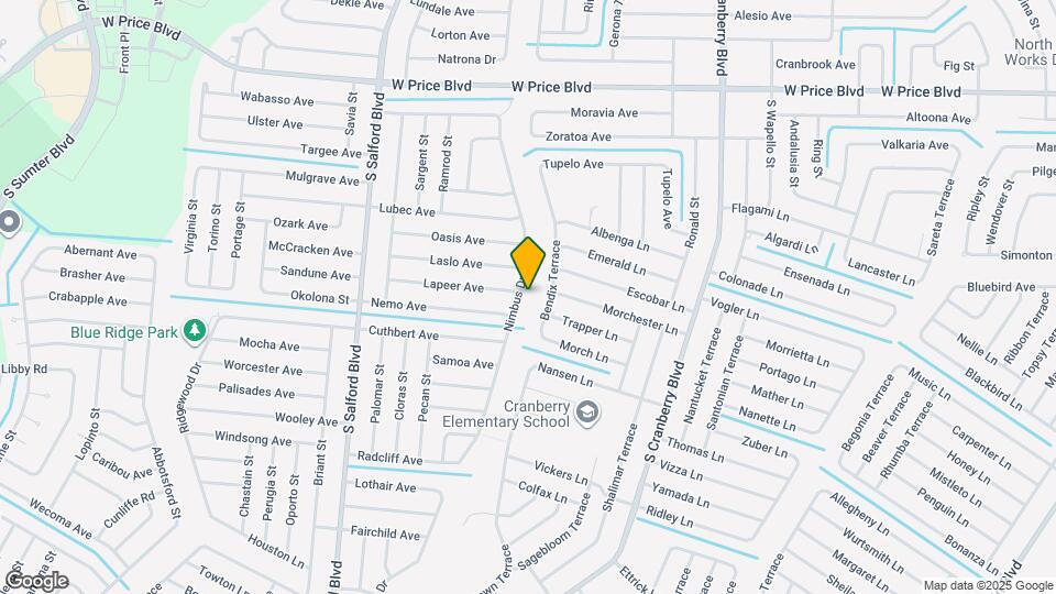 1804 Nimbus Dr Map and Location Details