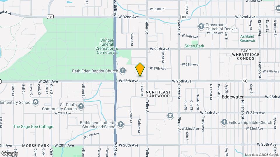 2610 Upham St Map and Location Details