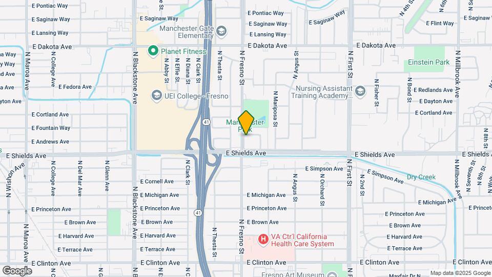 2514 E Andrews Ave Map and Location Details