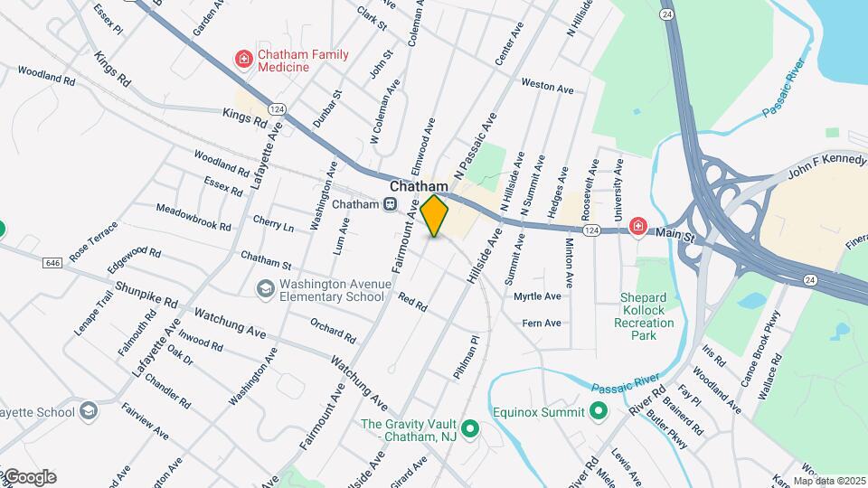 45 S Passaic Ave Map and Location Details
