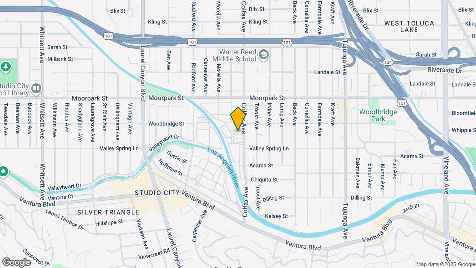 4311 Colfax Ave Map and Location Details