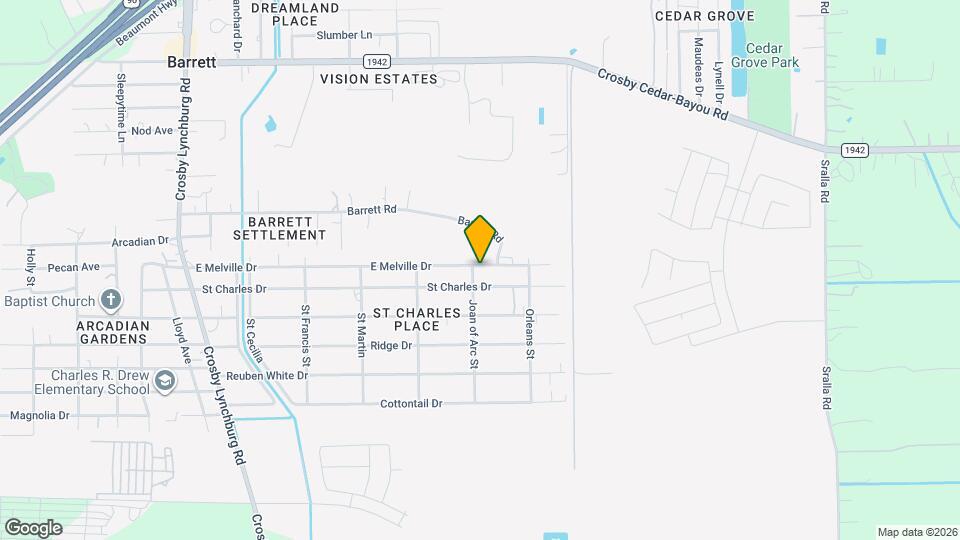 600 E Melville Dr Map and Location Details