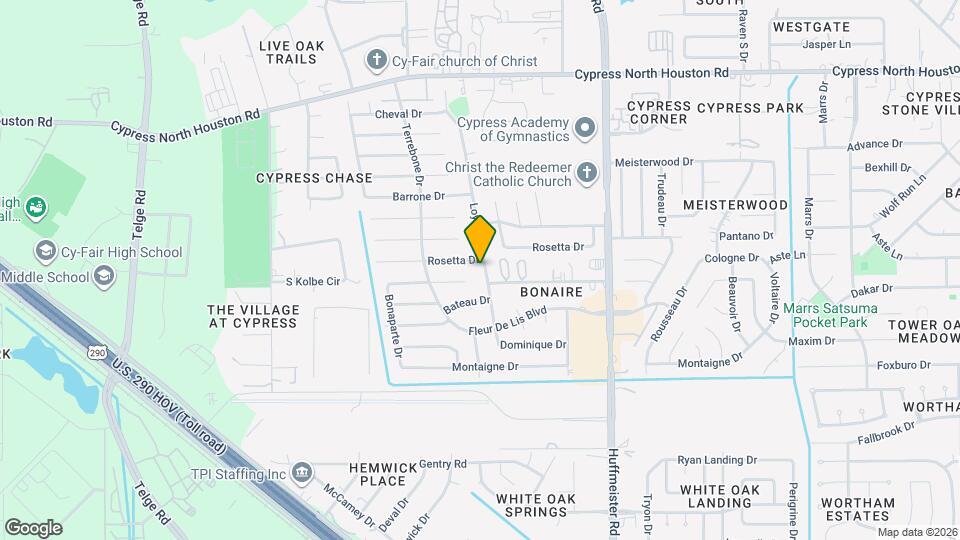 11415 Loyola Dr Map and Location Details