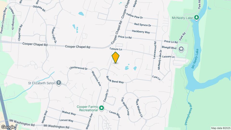 11107 Meadow Chase Ct Map and Location Details