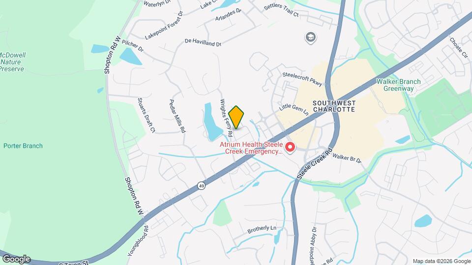 15257 Wrights Crossing Dr Map and Location Details