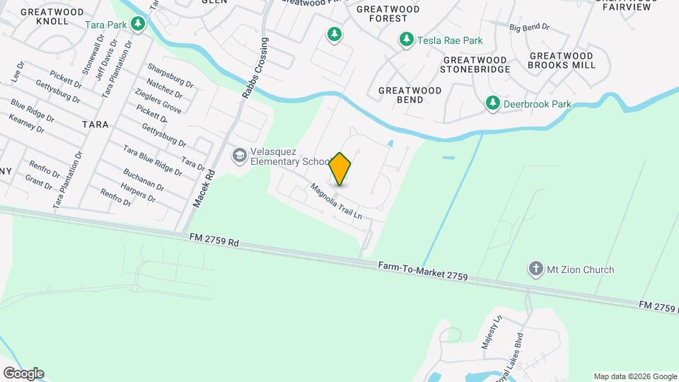 7815 Mesquite Hill Ln Map and Location Details