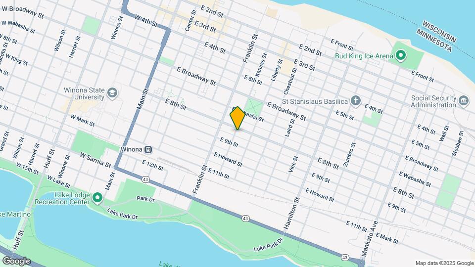 303 E Sanborn St, Unit 1 Map and Location Details
