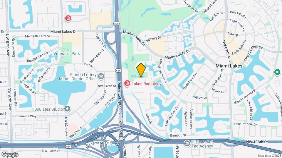 7439 Twin Sabal Dr Map and Location Details