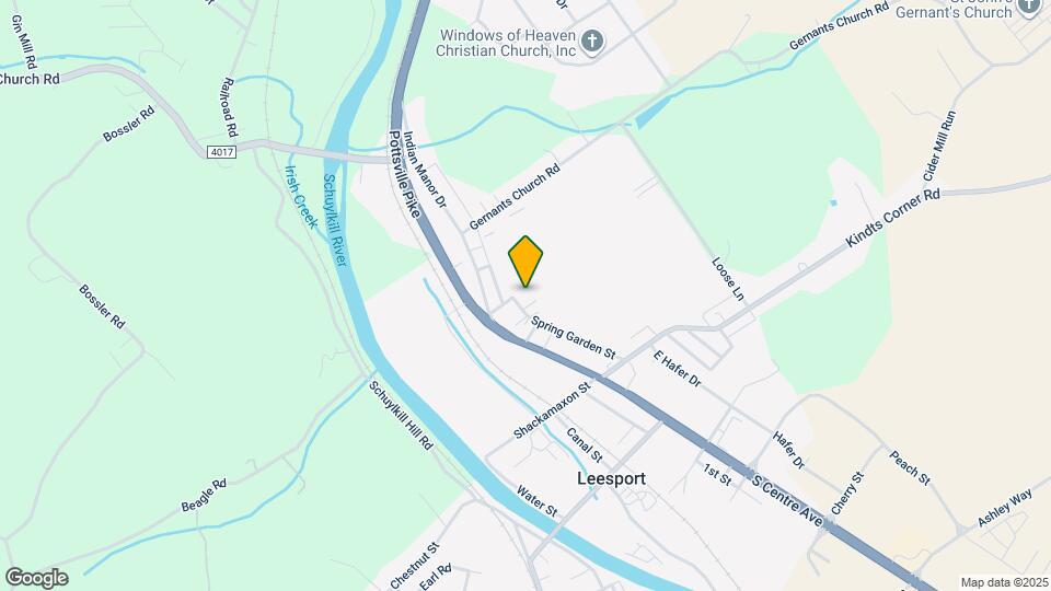 223 Spring Garden St Map and Location Details