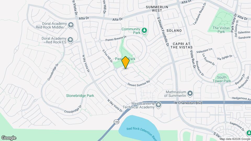 12125 Vista Linda Ave Map and Location Details