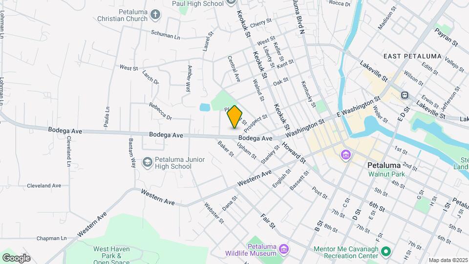 208 Bodega Ave, Unit 208A Map and Location Details