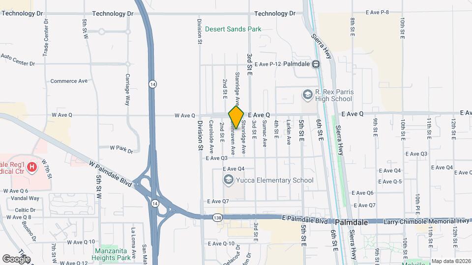 38708 Glenraven Ave Map and Location Details