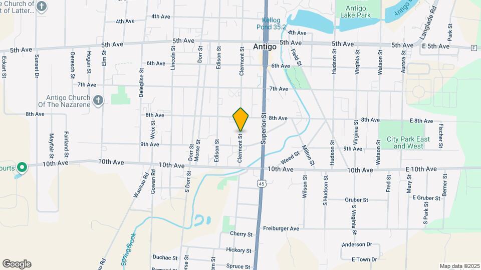 225 Clermont St Map and Location Details