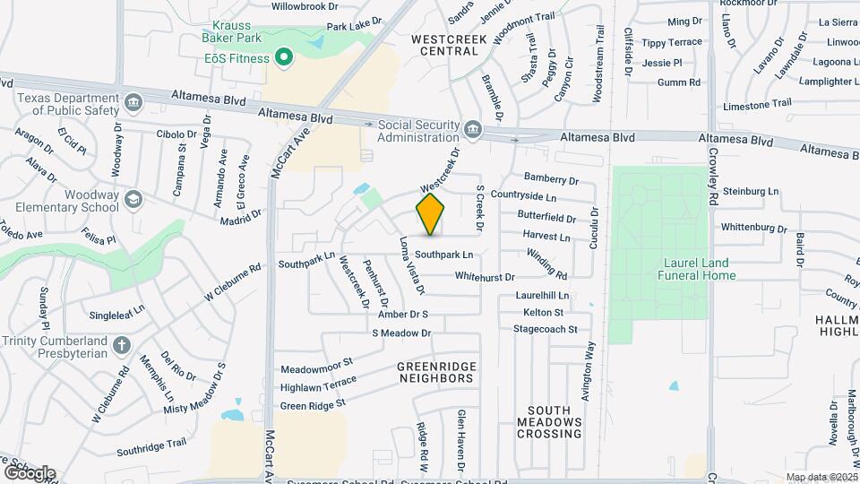 6845 S Creek Dr Map and Location Details