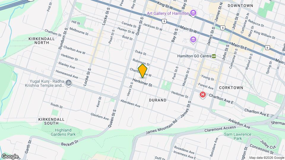 128 Herkimer St Map and Location Details