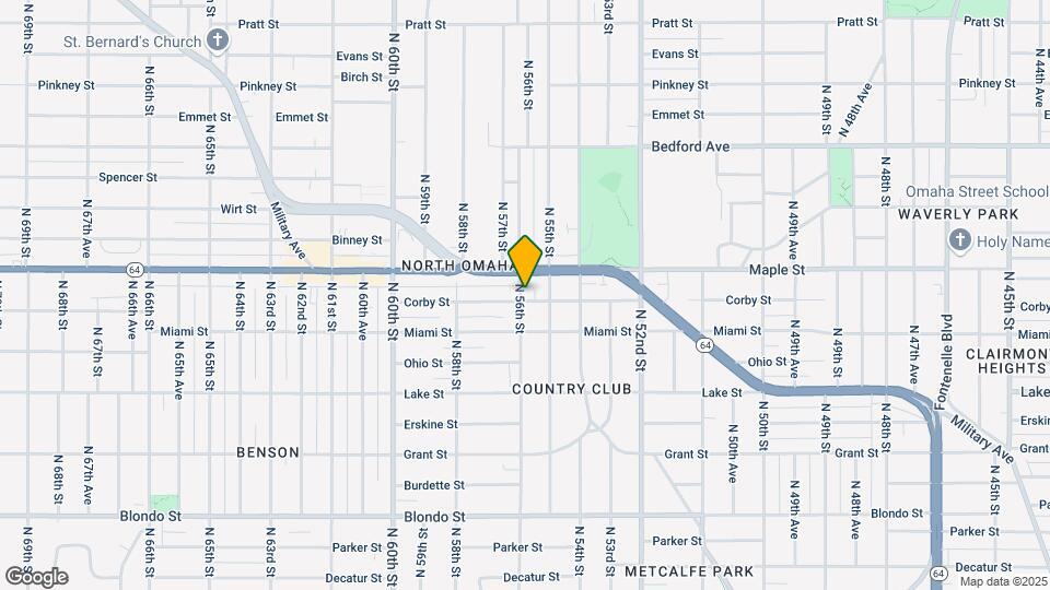 5516 Corby St, Unit 2 Mapa y Detalles de la Ubicación