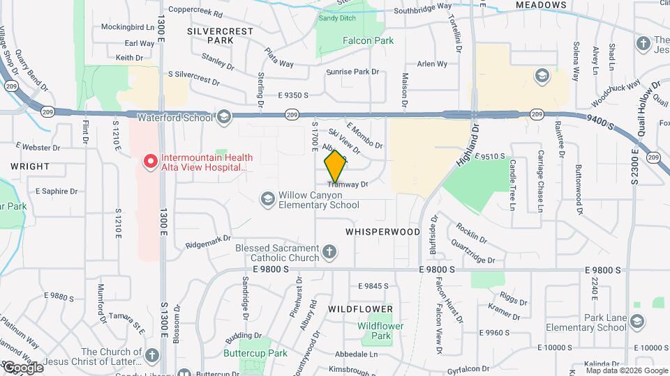 1736 E Tramway Dr Map and Location Details