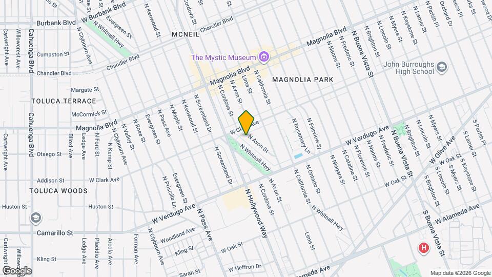 737 N Avon St Mapa y Detalles de la Ubicación