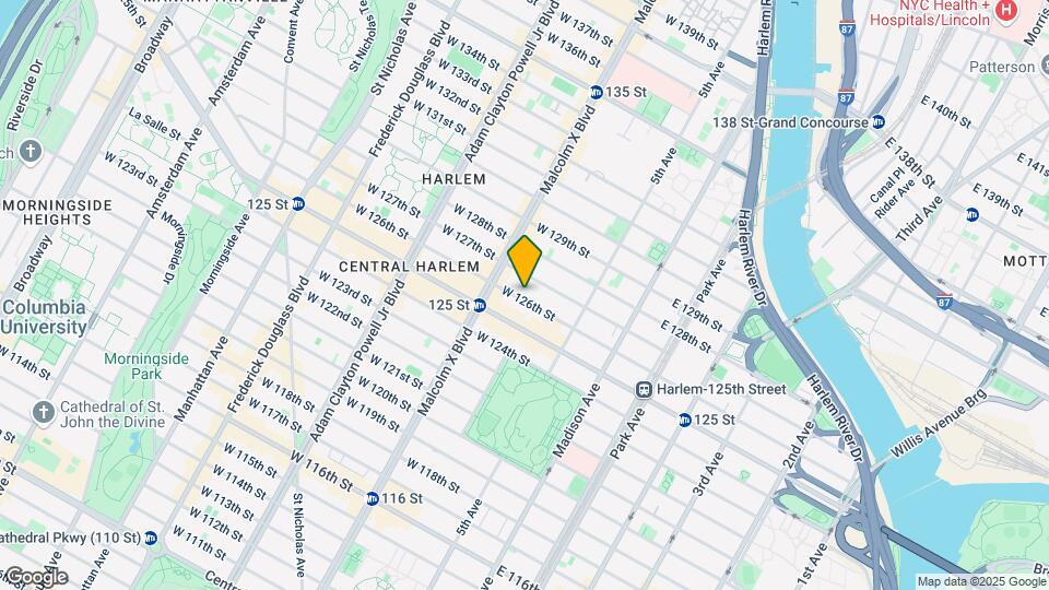 55 W 126th St Map and Location Details