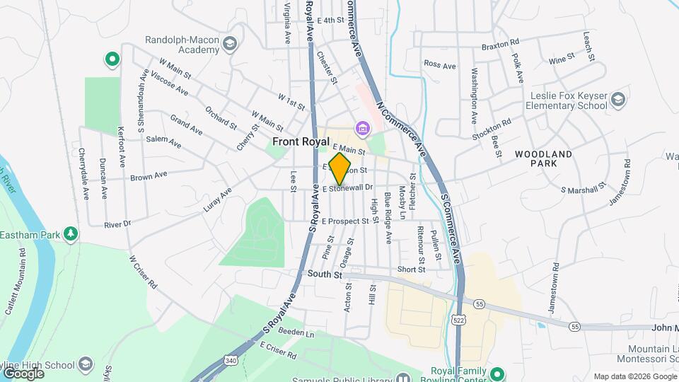 203 Church St Map and Location Details