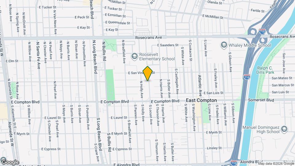 311 N Locust Ave Map and Location Details