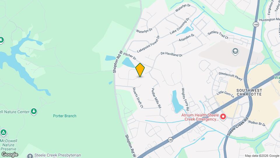 13913 Ballyshannon Ln Mapa y Detalles de la Ubicación
