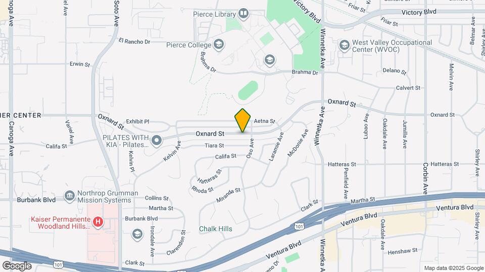 20412 Oxnard St Map and Location Details