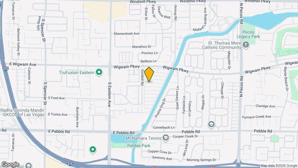 2835 Cool Water Dr Map and Location Details