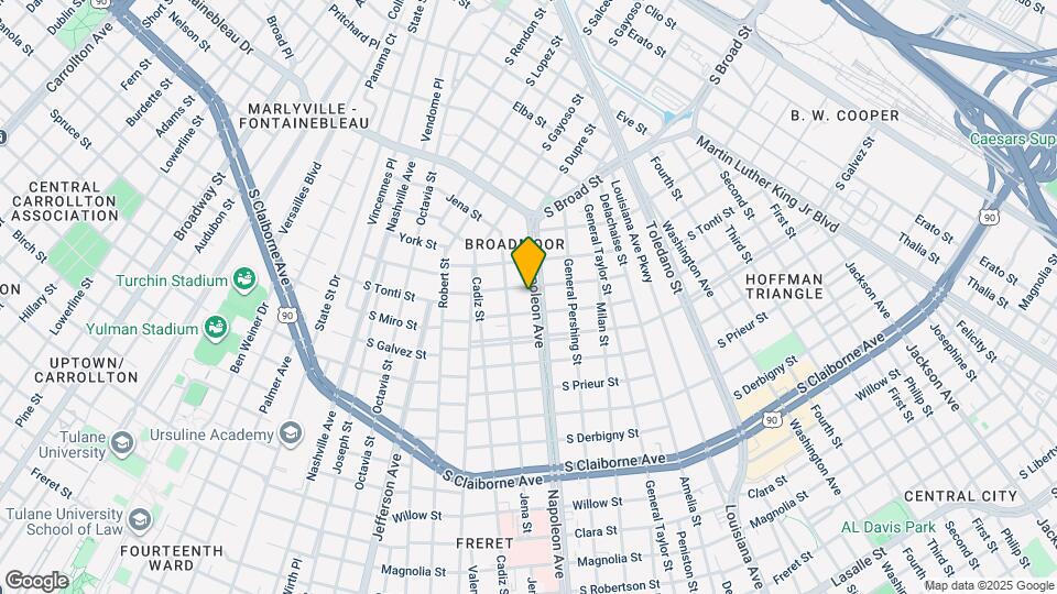 3618 Napoleon Ave Map and Location Details
