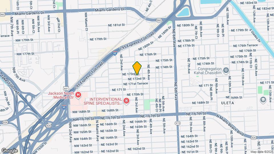 301 NE 172nd St Map and Location Details