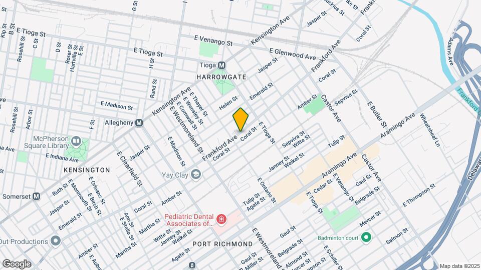 3423-3429 Frankford Ave Map and Location Details