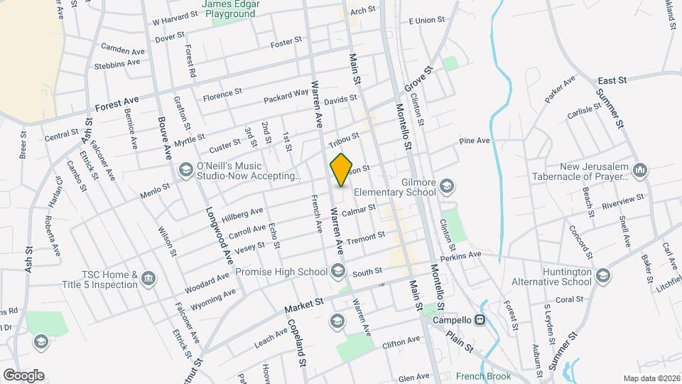 946 Warren Ave Map and Location Details