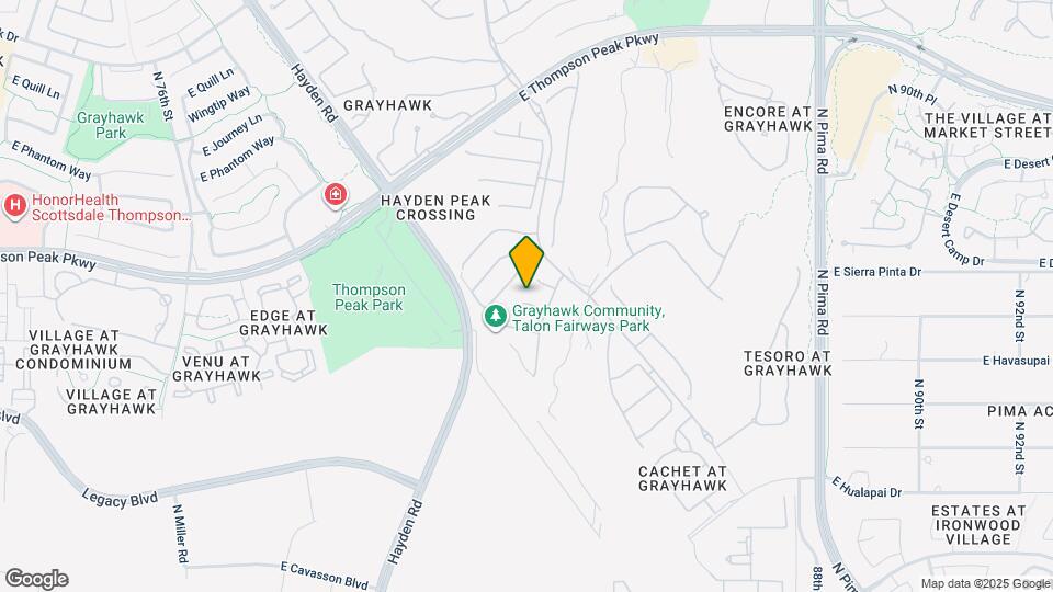 8274 E Tailspin Ln, Unit #1 Map and Location Details
