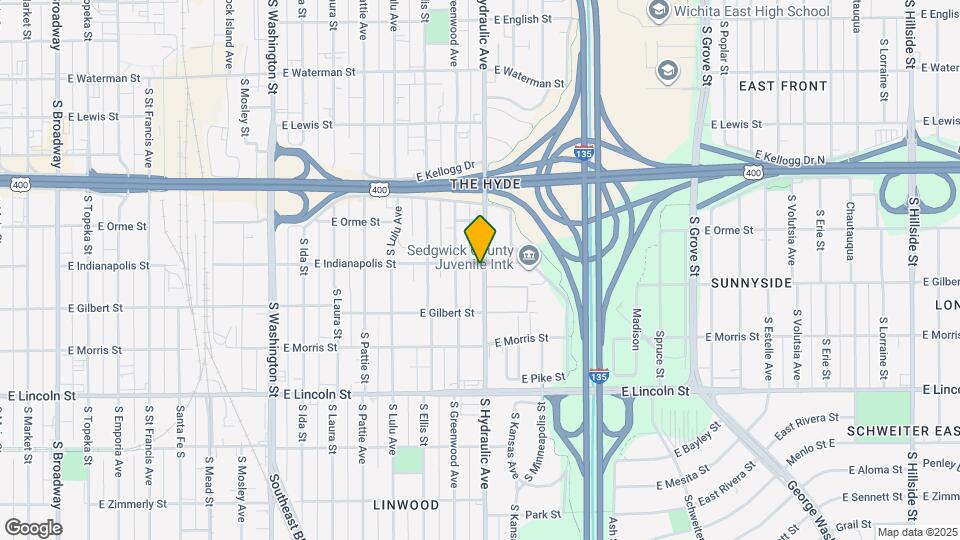 703 S Hydraulic Ave Mapa y Detalles de la Ubicación