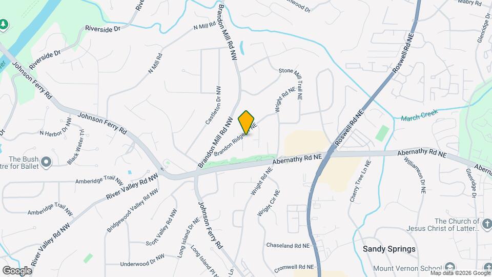 45 Brandon Ridge Dr NE Map and Location Details