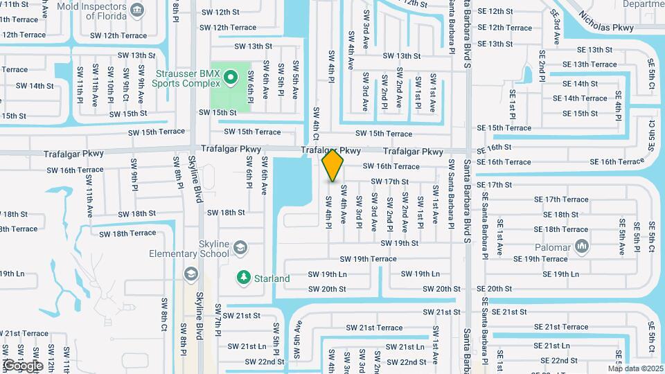 1707 SW 4th Pl Map and Location Details