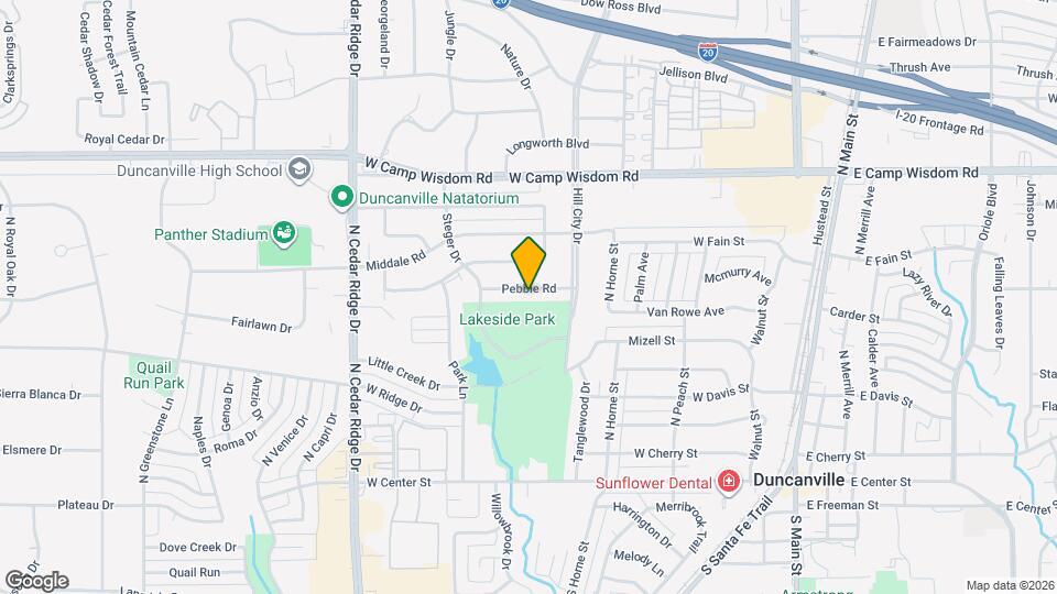 526 Pebble Rd Map and Location Details