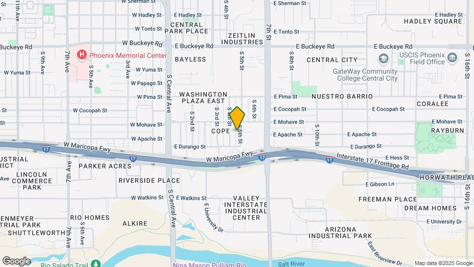 1714 S 5th St Map and Location Details