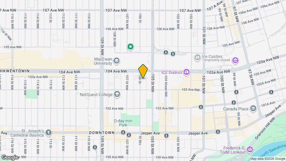 10331-106 106 St Map and Location Details