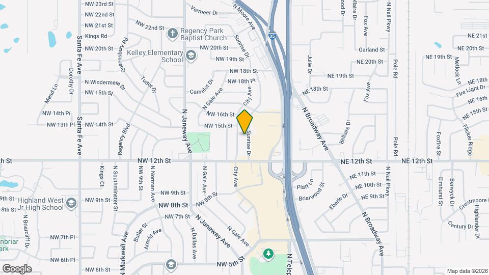 1413 Sunrise Dr Map and Location Details